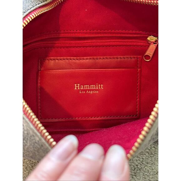 Nearly NEW Hammitt  Nash crossbody in pewter $325 C10 - Picture 4 of 11